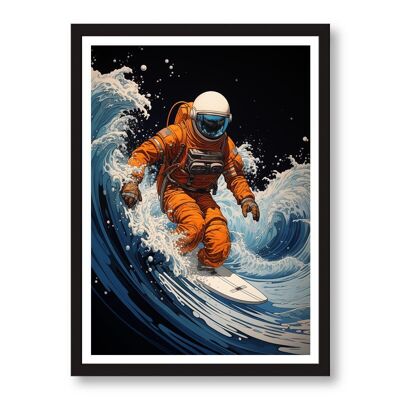 Affiche Surfeur Cosmique