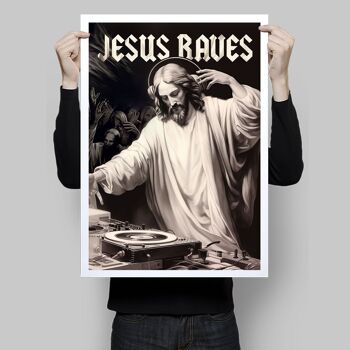 Affiche Jésus Raves 2
