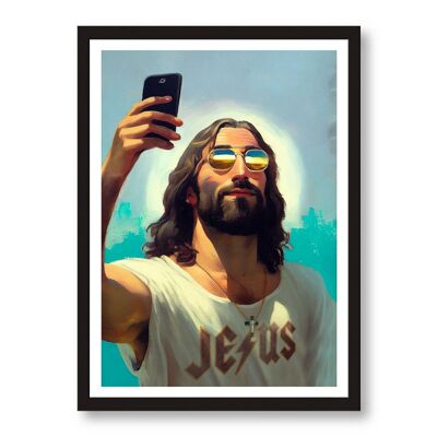 Selfie Jesus poster