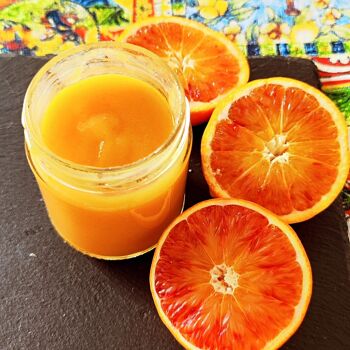 Confiture Extra d'Orange Tarocco Sicile 200g 70% ORANGES 1