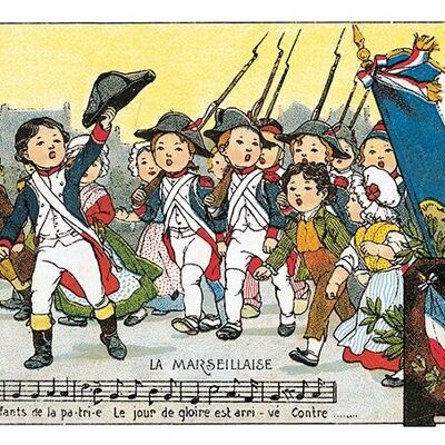 Carte postale la Marseillaise