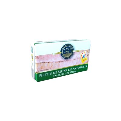 Melva fillets from Andalusia in olive oil. 120g
