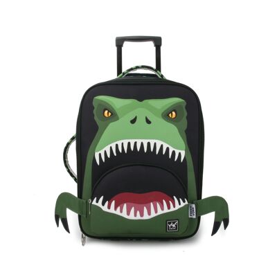 Bolsa con ruedas YLX Dino Bite | Niños | Verde