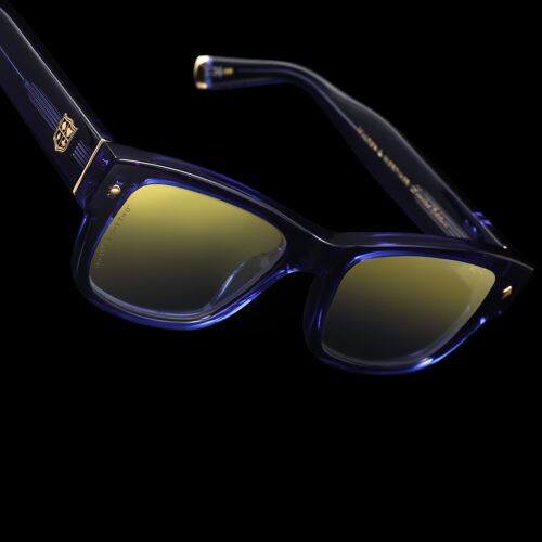 WALTON & MORTIMER® NO. 12: " Mr.One Two" Midnight Blue Limited Edition Sunglases /Photochromic Computerlenses