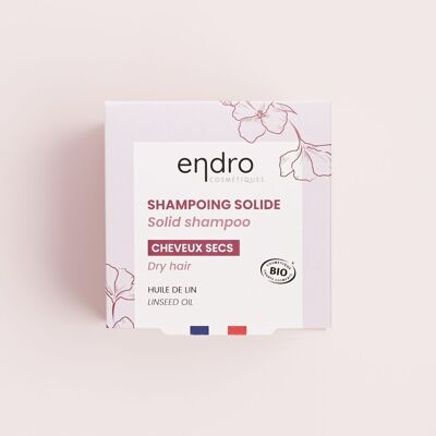 Solid shampoo for dry hair