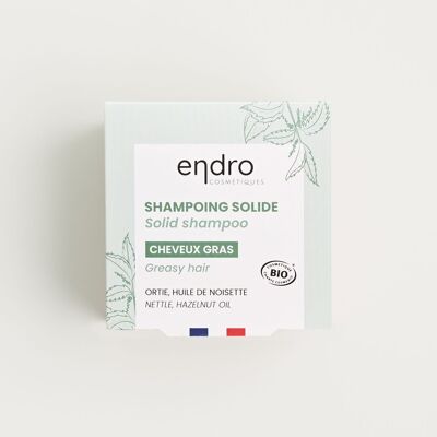 Solid shampoo for oily hair