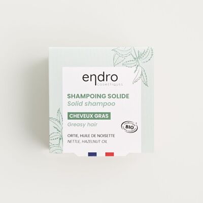 Champú sólido para cabello graso