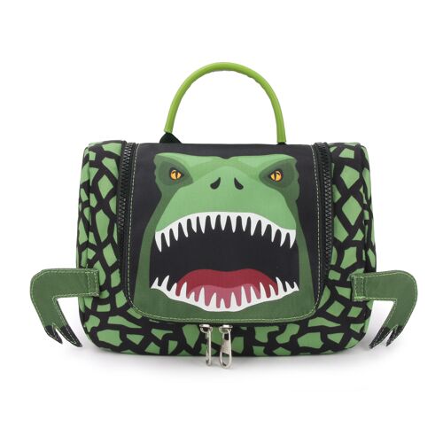 YLX Dino Bite Toiletry Bag | Green