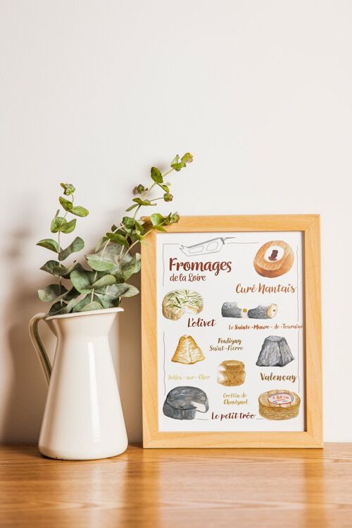 AFFICHE FROMAGES DE LA LOIRE