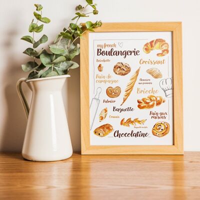 AFFICHE MY FRENCH BOULANGERIE