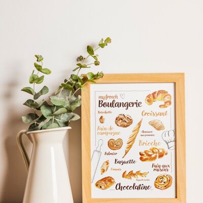 MY FRENCH BOULANGERIE POSTER