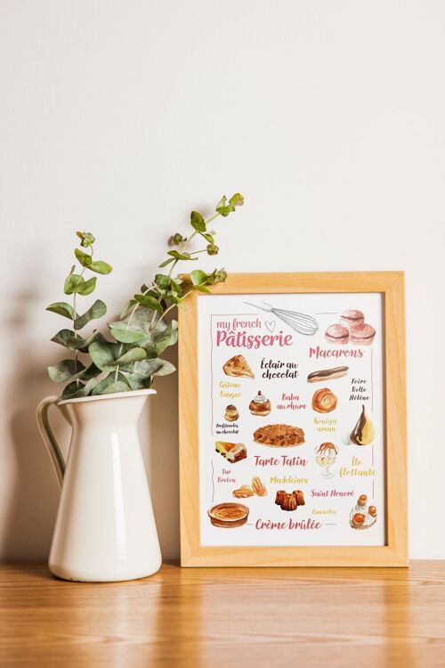 AFFICHE MY FRENCH PATISSERIE