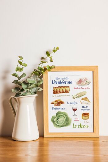 AFFICHE MON ASSIETTE VENDEENNE