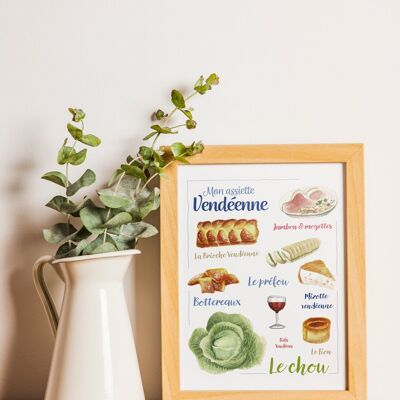 POSTER MY VENDEENNE PLATE
