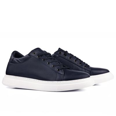 Scarpe alte da uomo. Toscana azzurra
