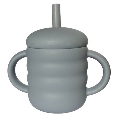 2IN1 CHILDREN'S CUP - Grey- 160ml
