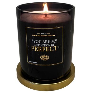 Scented Candle | "You Are My Definition Of Perfect" | Meadow Lily & Cotton Musk