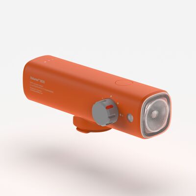 Volume™ 800 - Éclairage de vélo performant rechargeable (Orange)