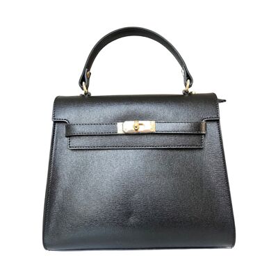 Leather handbag ELENA