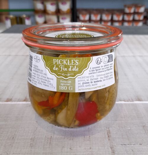 Conserves de Pickles de gros Cornichons 180g