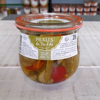 Canned Pickles of large Gherkins 180g