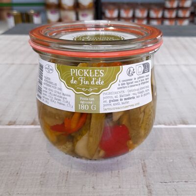 Conserves de Pickles de gros Cornichons 180g