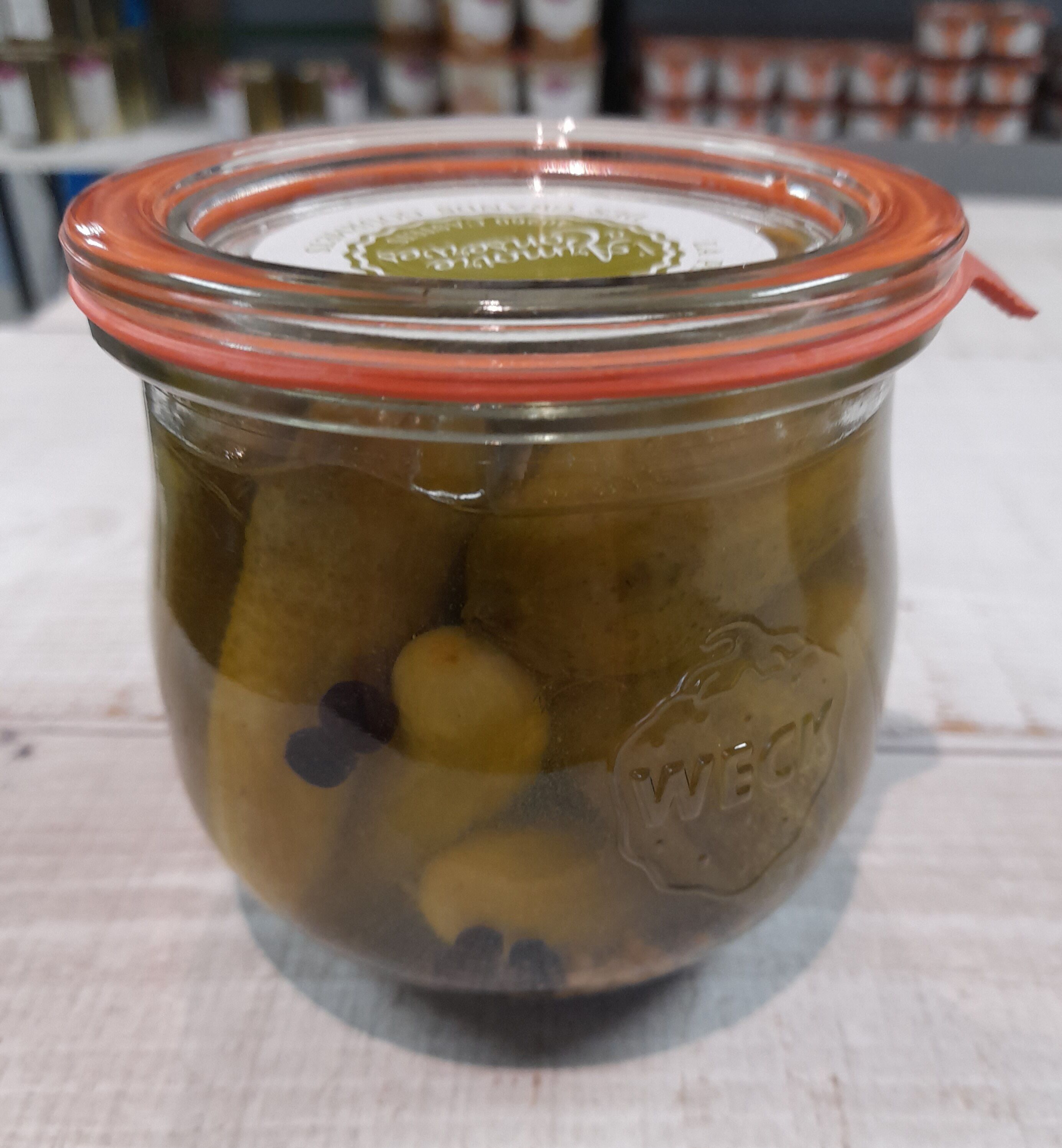 Bocal de Cornichons 100% Français aigre doux 180g