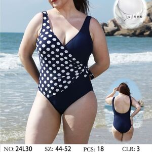 Maillot de bain nœud à pois