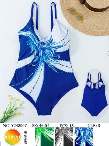 Maillot de bain classique encolure ronde