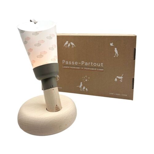 Coffret Lampe Nomade - Nuages - Taupe