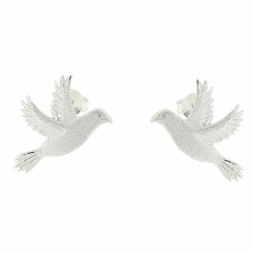 Broadland Dove Stud Earrings with Presentation Box (K-E924-S+BOX)