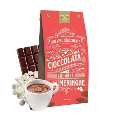 CHOCOLATE CALIENTE CON CHOCOLATE REAL Y MINI MERENGUES - 5 TAZAS