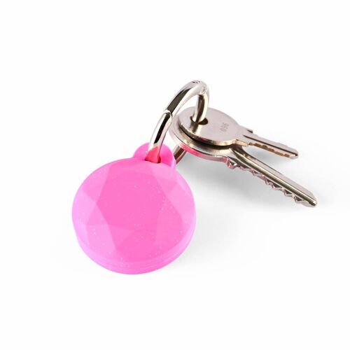 Mojipower Airtag Holder - Keychain - Diamond Smart Tag Case