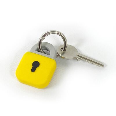 Mojipower Airtag Holder - Keychain - Padlock Smart Tag Case