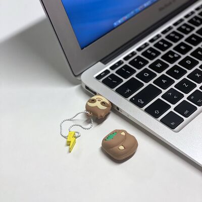 Mojipower USB Flash Drive 16GB - Sleepy Sloth