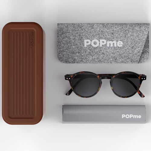 Popme Polarized Sunglasses Milano Tortoise