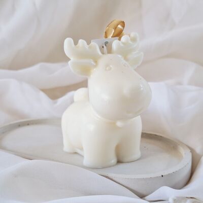 Funny Reindeer Soy Wax Christmas Candle