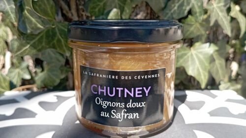 Chutney d'oignons doux au safran 120g