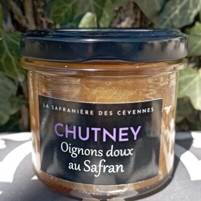 Süßes Zwiebelchutney mit Safran 120g