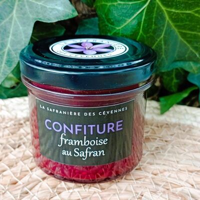 Raspberry jam with saffron