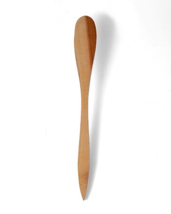Pince de cuisine en bois naturel Damar sawo, faite à la main, hauteur 6 cm longueur 28 cm, fabriquée en Indonésie 2