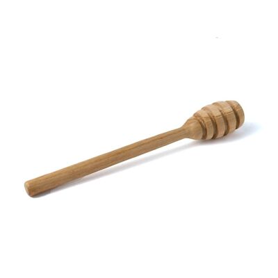 Natural sawo wood spoon for Medan honey, handmade, length 20 cm width 1.5 cm, origin Indonesia