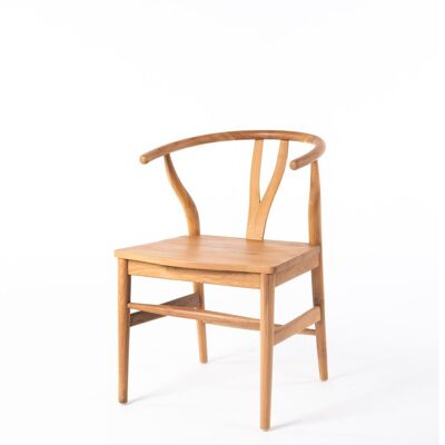 Bunaken solid teak wood whishbone chair, from Indonesia