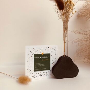 Soliflore Amie formidable - Marraine exceptionnelle - Carte d'annonce de grossesse - demande marraine - décoré avec bouquet de fleurs séchées 8