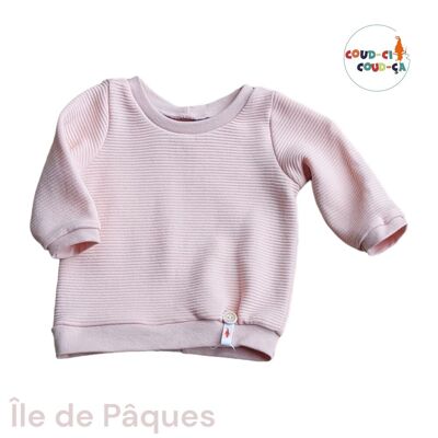 T-Shirt longues manches Rose