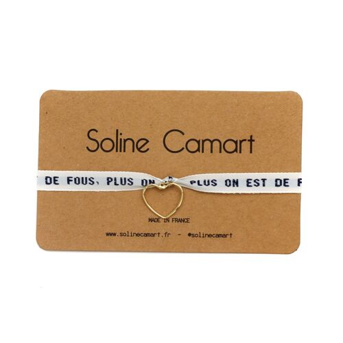 PLUS ON EST DE FOUS, PLUS ON RIT - Coeur Doré