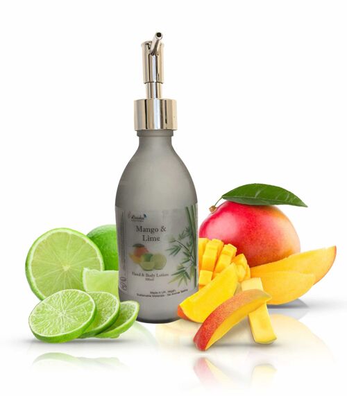 Mango and Lime Hand and Body Lotion - 300ml Bottle