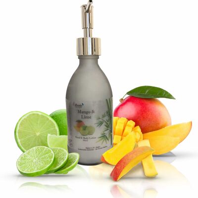 Hand- und Körperlotion mit Mango und Limette – 300-ml-Flasche