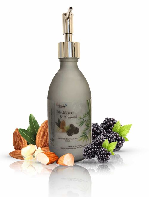 Blackberry and Almond Hand and Body Lotion - 300ml Bottle