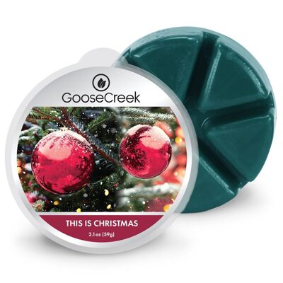 Esta es la cera derretida Christmas Goose Creek Candle®